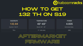 Kaboomracks S19 Firmware Overview by kaboomracks