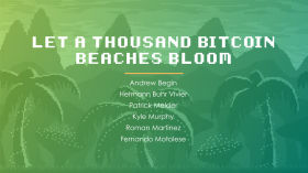 Let a thousand Bitcoin Beaches bloom - Adopting Bitcoin Day 1 - Bitfinex Stage by Adopting Bitcoin
