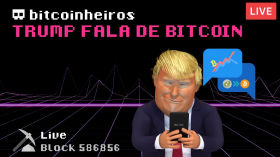 O que o Trump falou sobre Bitcoin? LIVE BITCOINHEIROS by bitcoinheiros