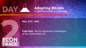 From El Salvador to Sénégal - Fodé Diop - Day 2 ECON Track - AB21 by Adopting Bitcoin