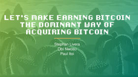 Earning Bitcoin - Adopting Bitcoin Day 2 - Bitfinex Stage by Adopting Bitcoin