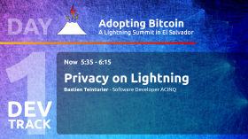 Privacy on Lightning - Bastien Teinturier - Day 2 DEV Track - AB21 by Adopting Bitcoin