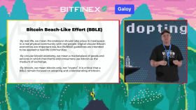 The Bitcoin Beach Whitepaper - Mike Peterson - Adopting Bitcoin Day 1 - Bitfinex Stage by Adopting Bitcoin