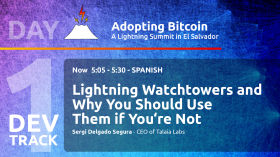 Lightning Watchtowers and Why You Should Use Them - Sergi Delgado Segura - Day 1 DEV Track - AB21 by Adopting Bitcoin
