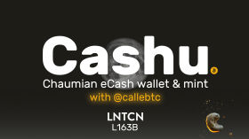 Cashu, an eCash wallet and Mint with callebtc by lunaticoin