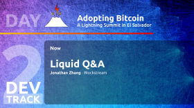 Blockstream Liquid Q&A - Warren Togami, Jonas Nick , Steven Roose, Pablo Greco - Day 2 DEV Track - AB21 by Adopting Bitcoin