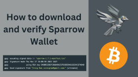 Verifying Sparrow Wallet download using GPG Suite (OSX) by TSB