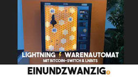 Lightning Warenautomat mit Bitcoin Switch & LNbits by einundzwanzigpodcast
