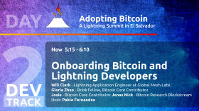 Onboarding Bitcoin and Lightning Developers - Gloria Zhao, Will Clark, Adam Jonas, Jonas Nick  - Day 2 DEV Track - AB21 by Adopting Bitcoin